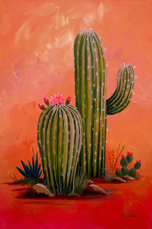 Hot Desert Bloom - Original